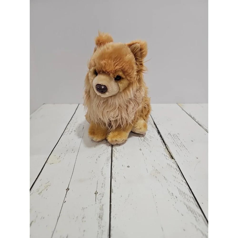 GANZ Webkinz Signature Pomeranian Dog Plush REALISTIC Long Hair Toy NO CODE 14